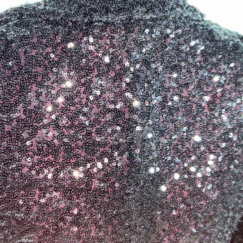 Aidan Mattox Sequin Long Sleeve Open Jacket - image 7